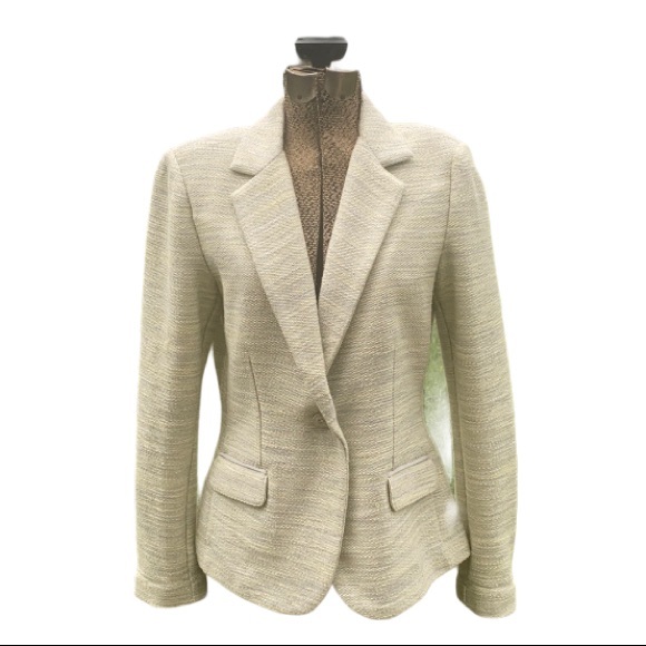 CAbi Jackets & Blazers - 🍋CAbi Lemon Zest Blazer Yellow & Gray Size 8